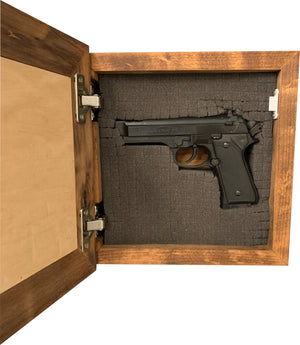 Patriotic 2nd Amendment I Have The Right To Bear Arms Hidden Gun Storage Firearm Concealment Wall Decor by Bellewood Designs, Southern home decor detail photo 5