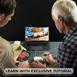 Beginner Heart Wood Carving & Painting Kit — Complete DIY Hobby Set for Adults and Kids detail view by Sharky Forged Steel