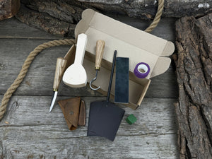 Beginner’s Spoon Carving Kit – Everything You Need to Get Started detail view by Sharky Forged Steel Tools