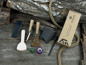 Beginner’s Spoon Carving Kit – Everything You Need to Get Started detail view by Sharky Forged Steel Tools
