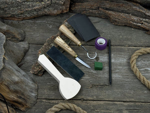 Beginner’s Spoon Carving Kit – Everything You Need to Get Started detail view by Sharky Forged Steel Tools