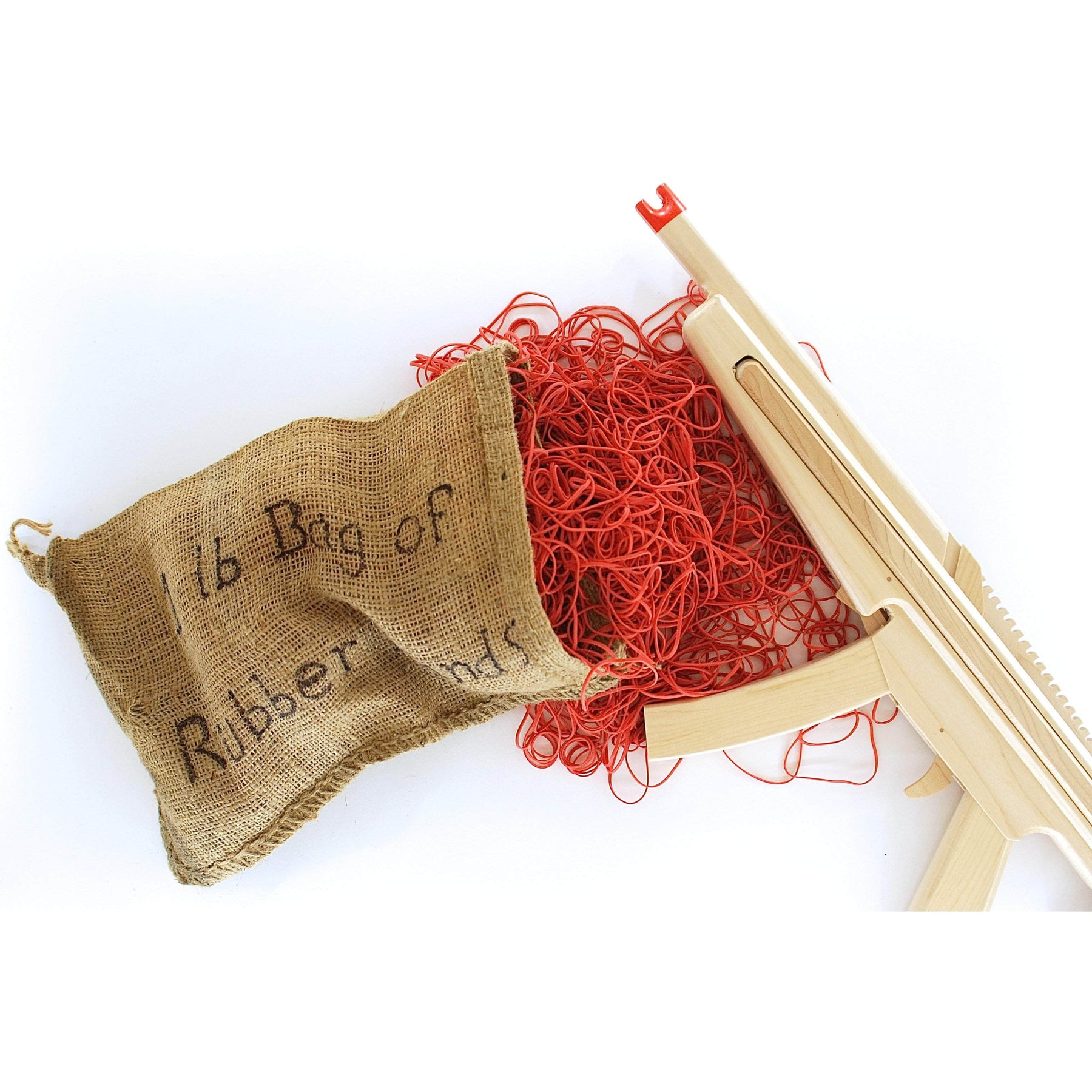 Big Bag O’ Rubber Band Ammo by Elastic Precision, Southern food gift detail photo 3
