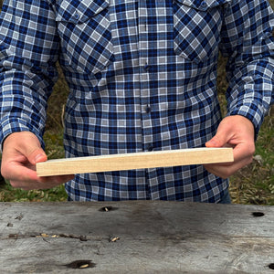 Big Basswood Woodcarving Practice Board detail view by Sharky Forged Steel Tools