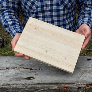 Big Basswood Woodcarving Practice Board detail view by Sharky Forged Steel Tools