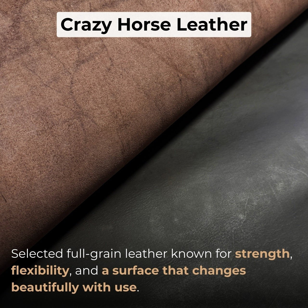 Black Leather Apron with Adjustable Straps and Pockets detail view by Sharky Forged Steel Tools