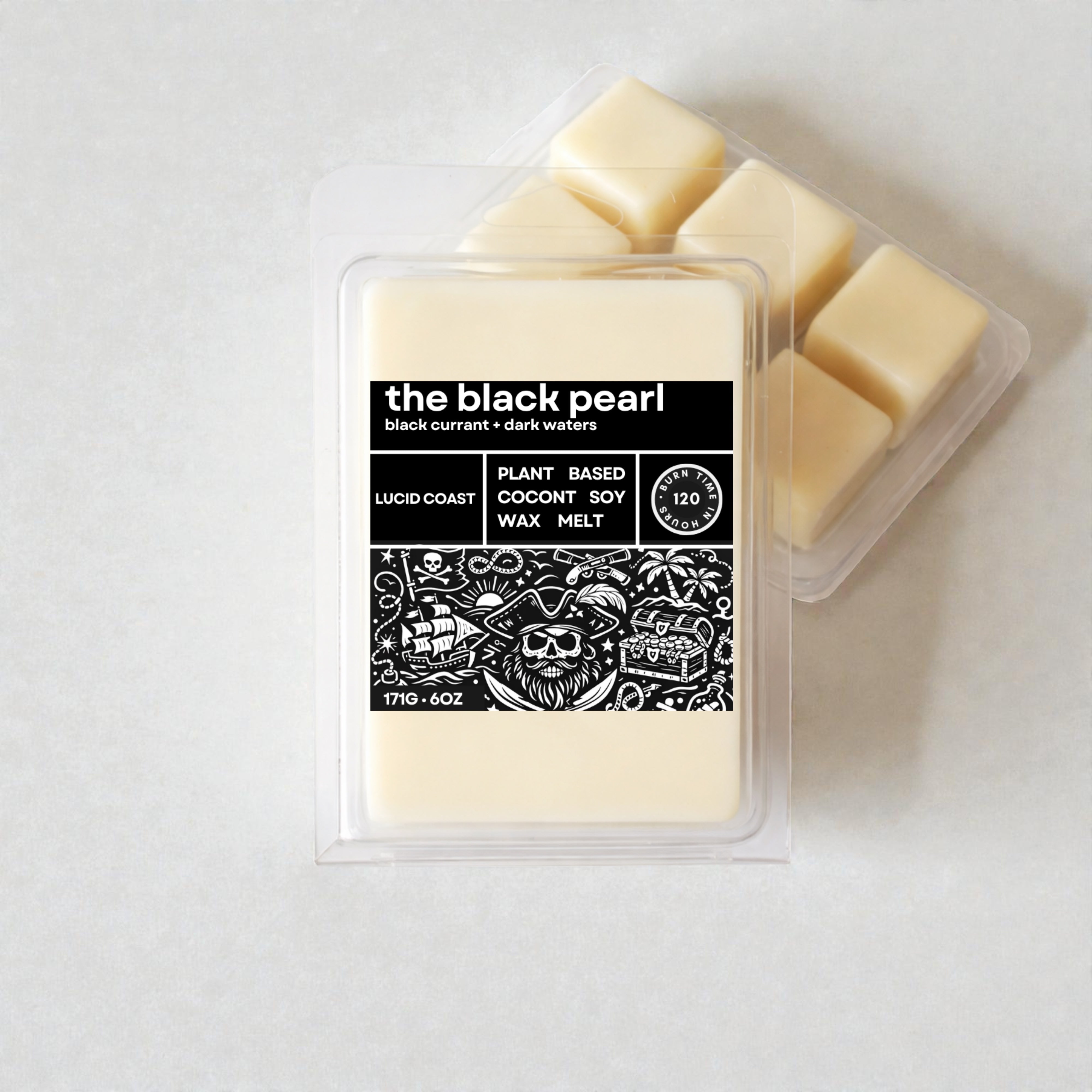 The Black Pearl Wax Melt by Lucid Coast Co. product image 2