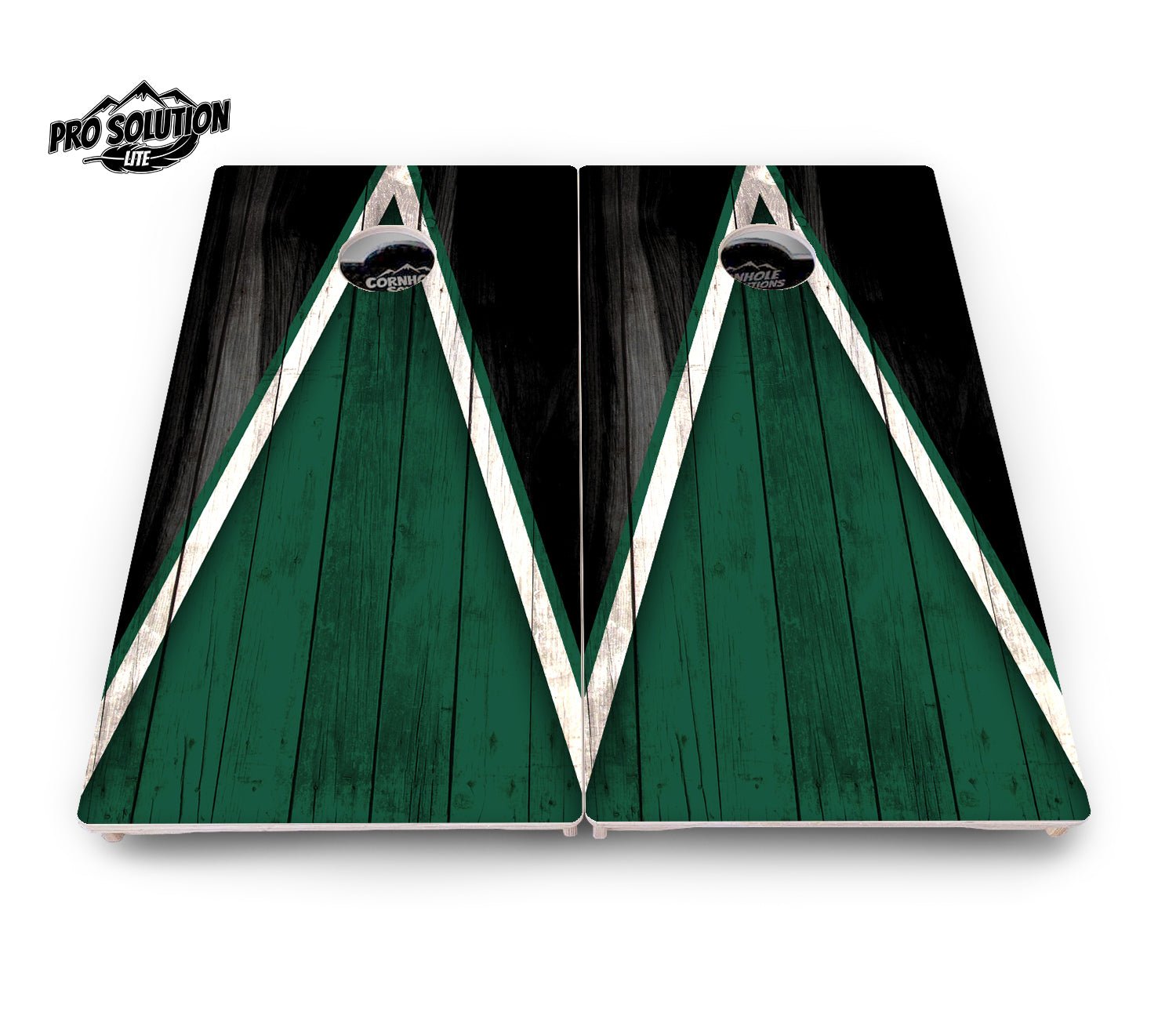 Team Color Triangle Cornhole Boards - Pro Solution Lite Series