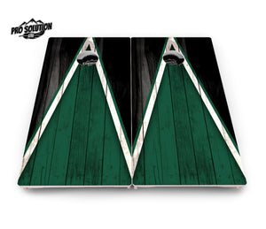 Team Color Triangle Cornhole Boards - Pro Solution Lite Series
