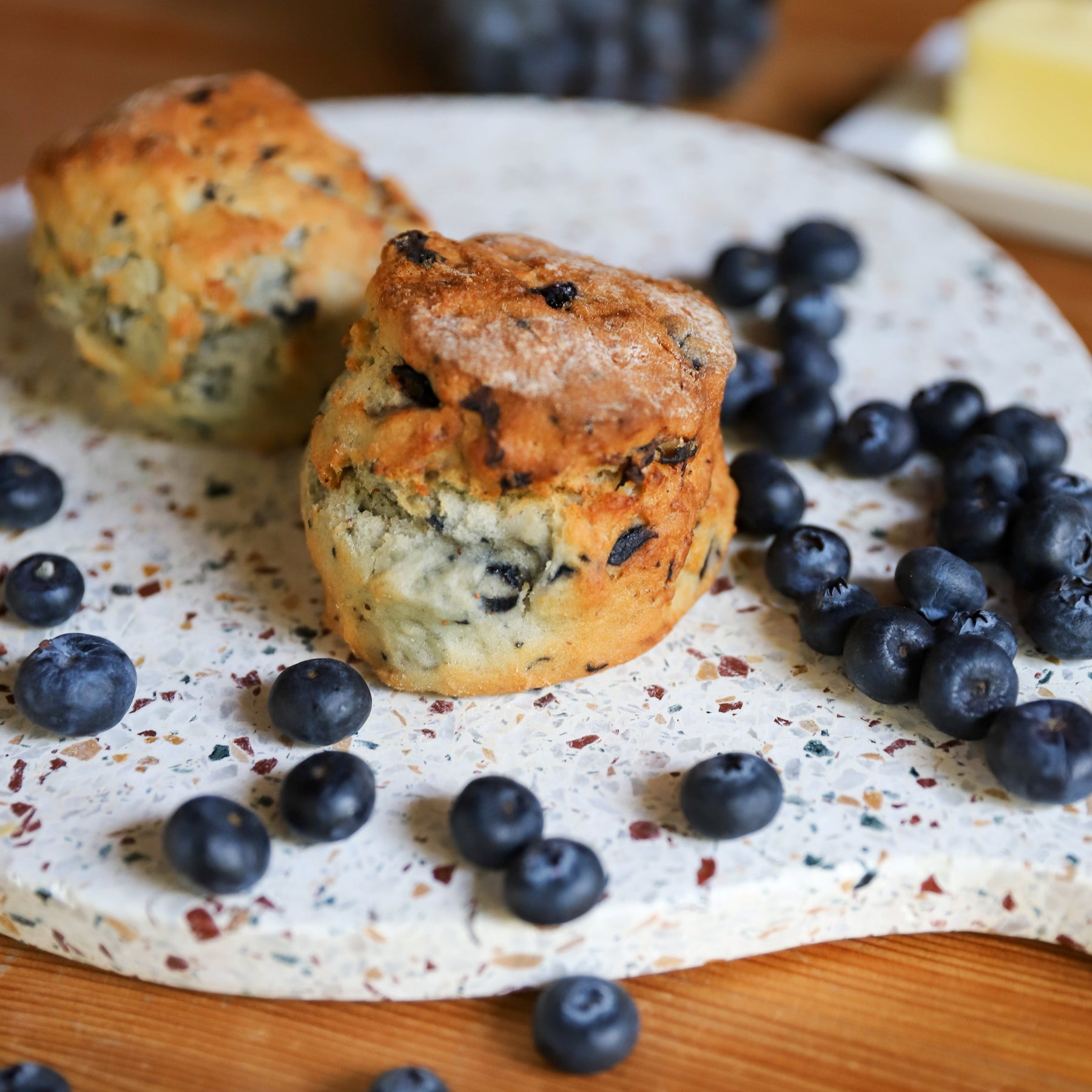 Blueberry Blast Buttermilk Scones by Two and a Half Irishmen - Traditional Irish Baking