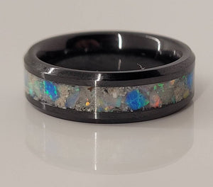 The Blue Angel Memorial Ring by Cotton Street Art Company, handmade jewelry detail photo 5