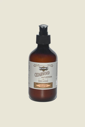 Cedarwood & Lavender Body Lotion by Ozarkz Naturals