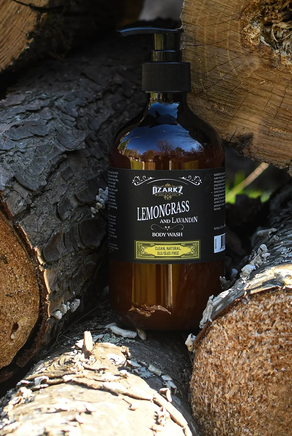 Additional view of Lemongrass & Lavandin Body Wash by Ozarkz Naturals