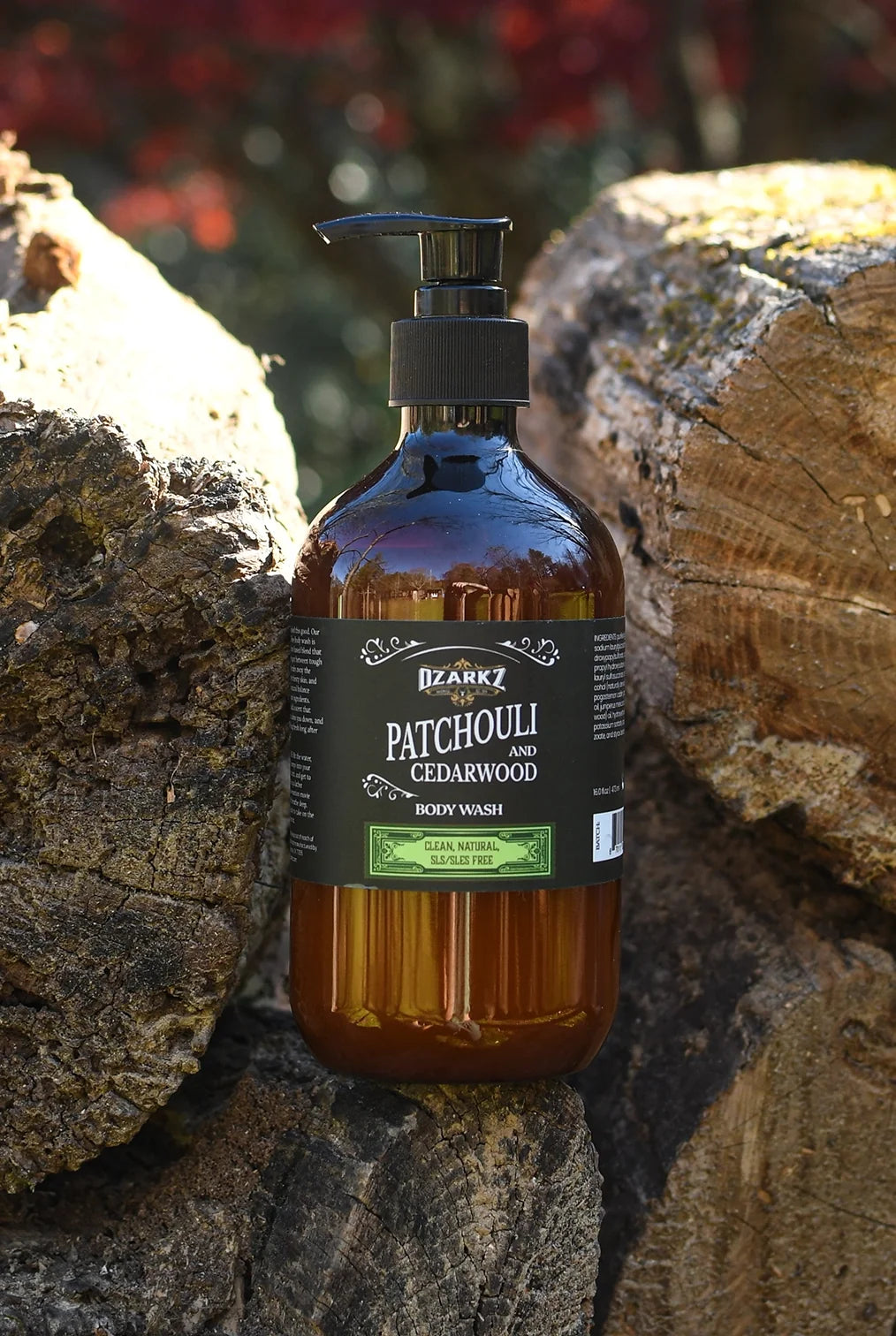 Additional view of Patchouli & Cedarwood  Body Wash by Ozarkz Naturals