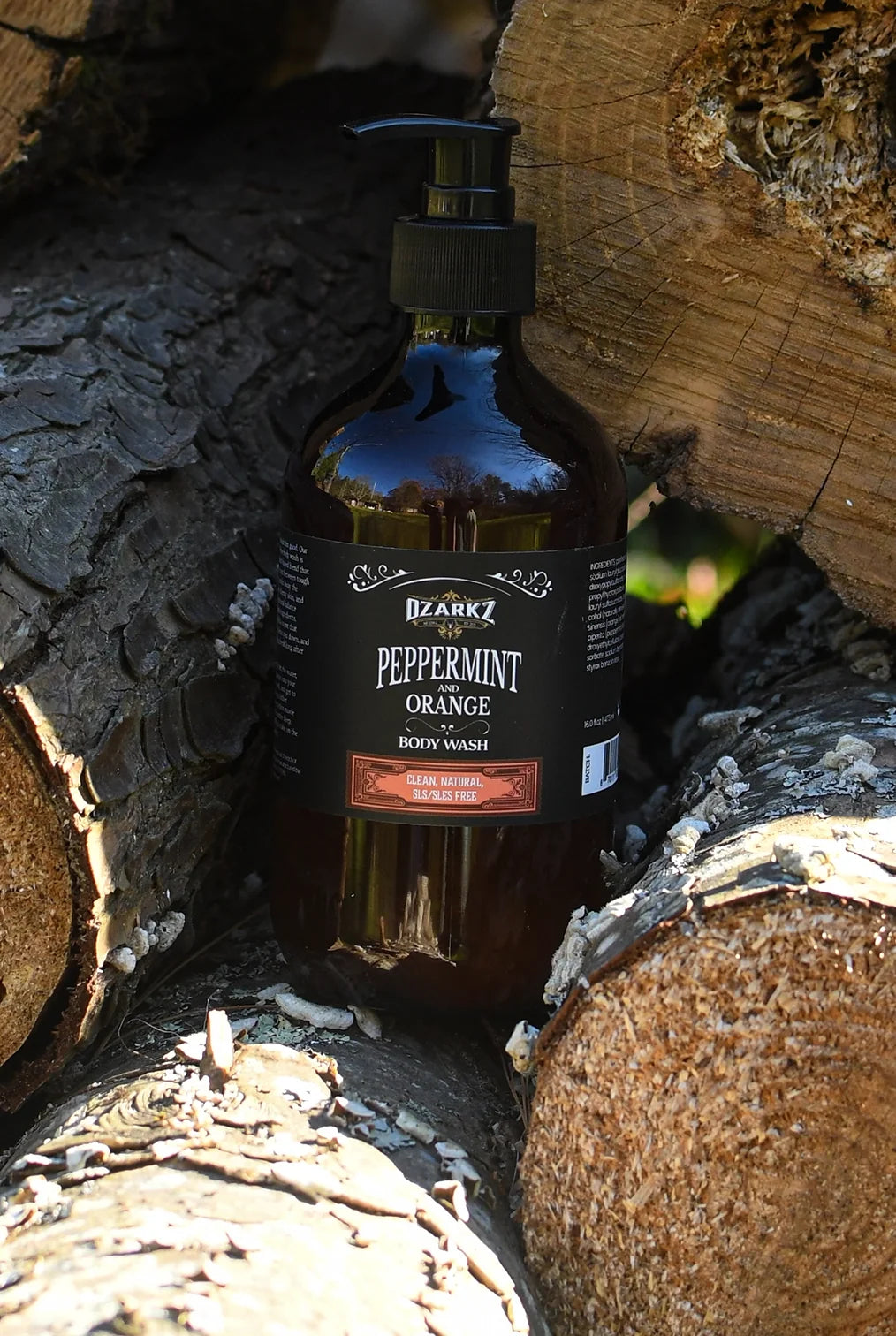 Additional view of Peppermint & Orange Body Wash by Ozarkz Naturals