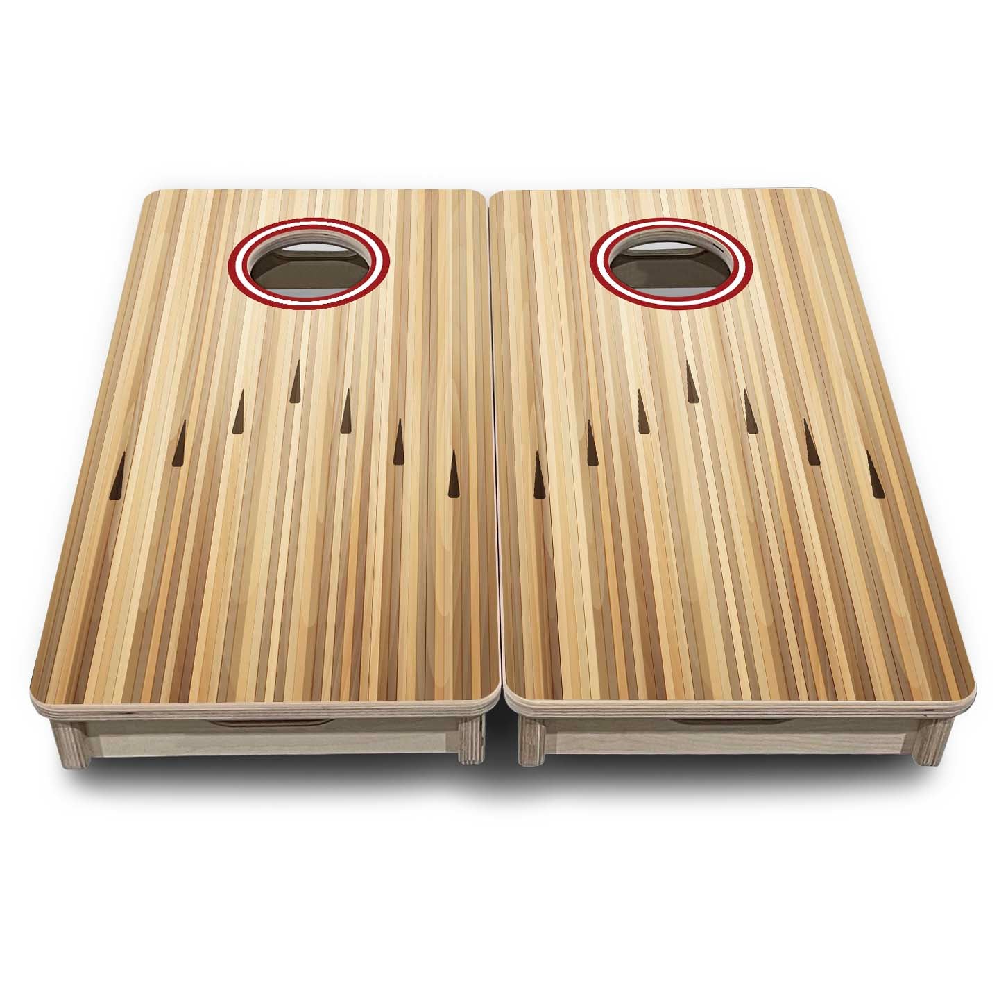 Bowling No Logo - Mini Cornhole Board Set (12" x 24") with 8 Mini Bags by Cornhole Solutions, Southern home decor detail photo 2