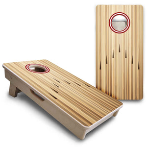 Bowling No Logo - Mini Cornhole Board Set (12" x 24") with 8 Mini Bags by Cornhole Solutions, Southern home decor detail photo 4
