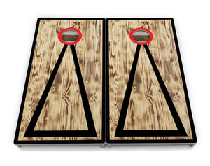 Burnt Triangle Cornhole Boards - Professional Tournament Series