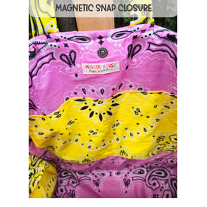 Detail view 5 of the handmade teacher bandana tote bag by Maypop House Designs