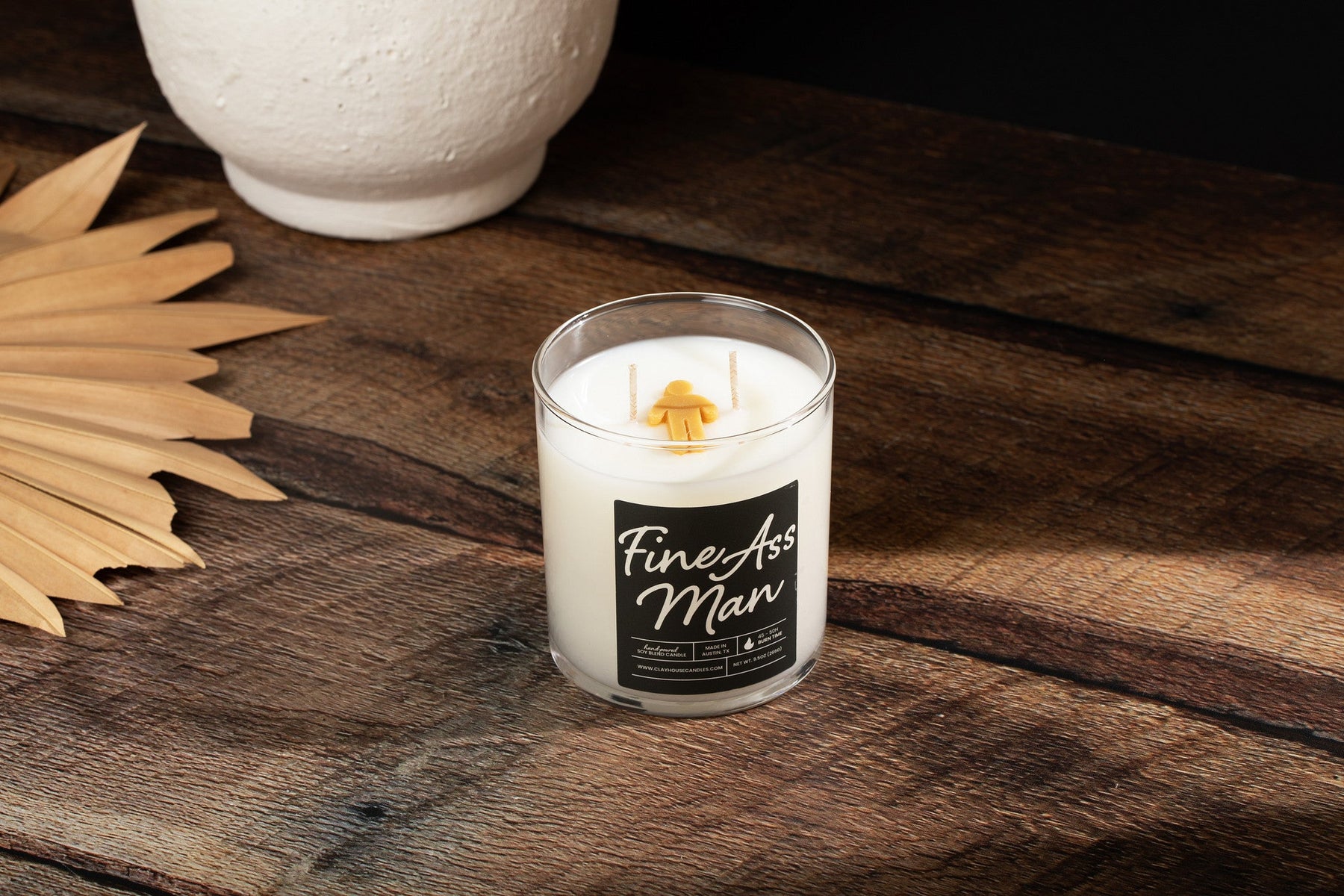 Fine Ass Man Container Candle by Clay House Candles image 3
