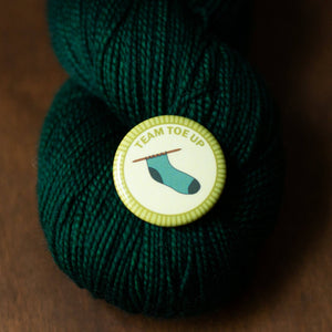 Team Toe Up Merit Badge detail view 3 by Mountaintop Yarn