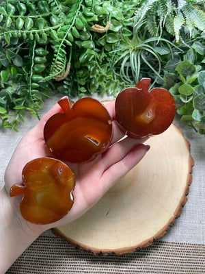 Carnelian Apple detail view by Copper Ashes