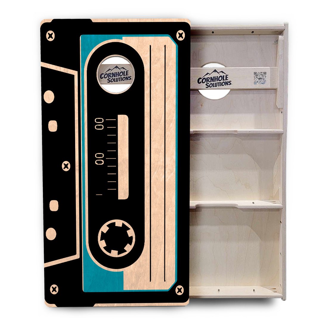 Cassette Tape Cornhole Boards - Professional Tournament Series