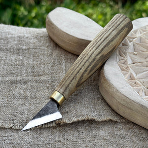 Chip Carving Knife, 3.5 cm (1.4 inches) by Sharky Forged Steel Tools