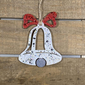 Christmas Bell Wooden Ornament | Classic Holiday Tree Decor by Cate's Concepts, LLC, Southern home decor main product photo