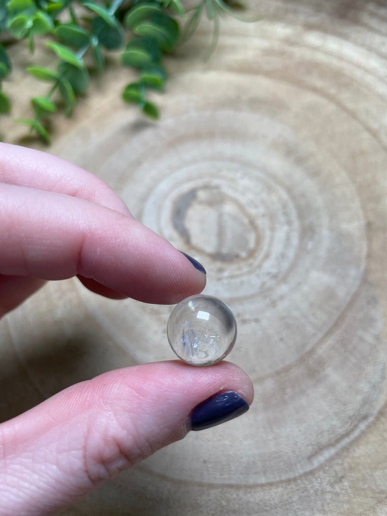 Clear Quartz Sphere by Copper Ashes