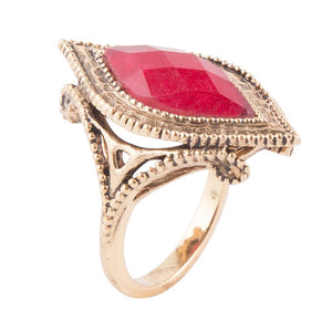 Cleopatra Bordeaux Quartz Ring by Barse Jewelry