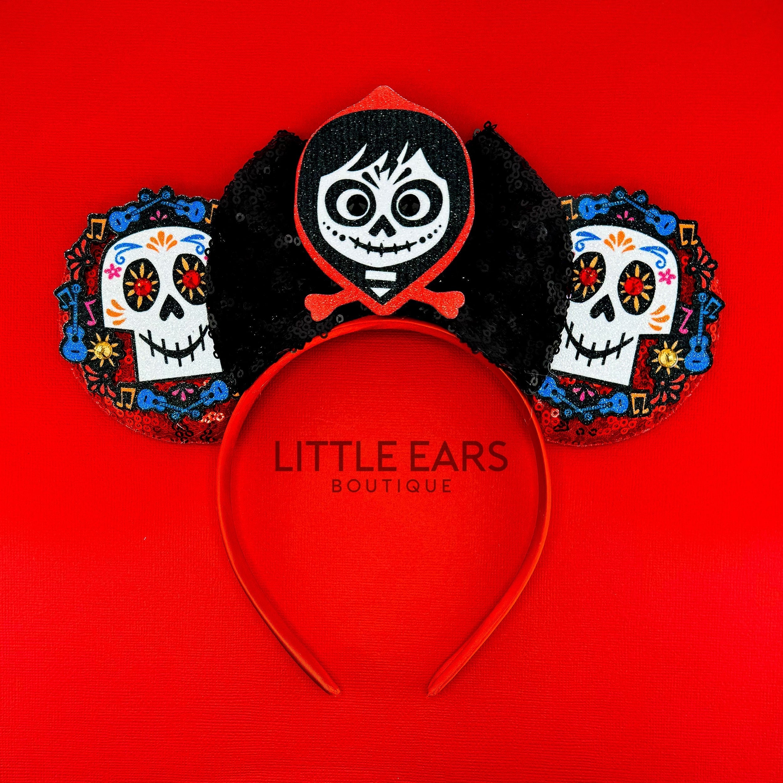 Vibrant Skulls Ears by Little Ears Boutique, headbands main product photo