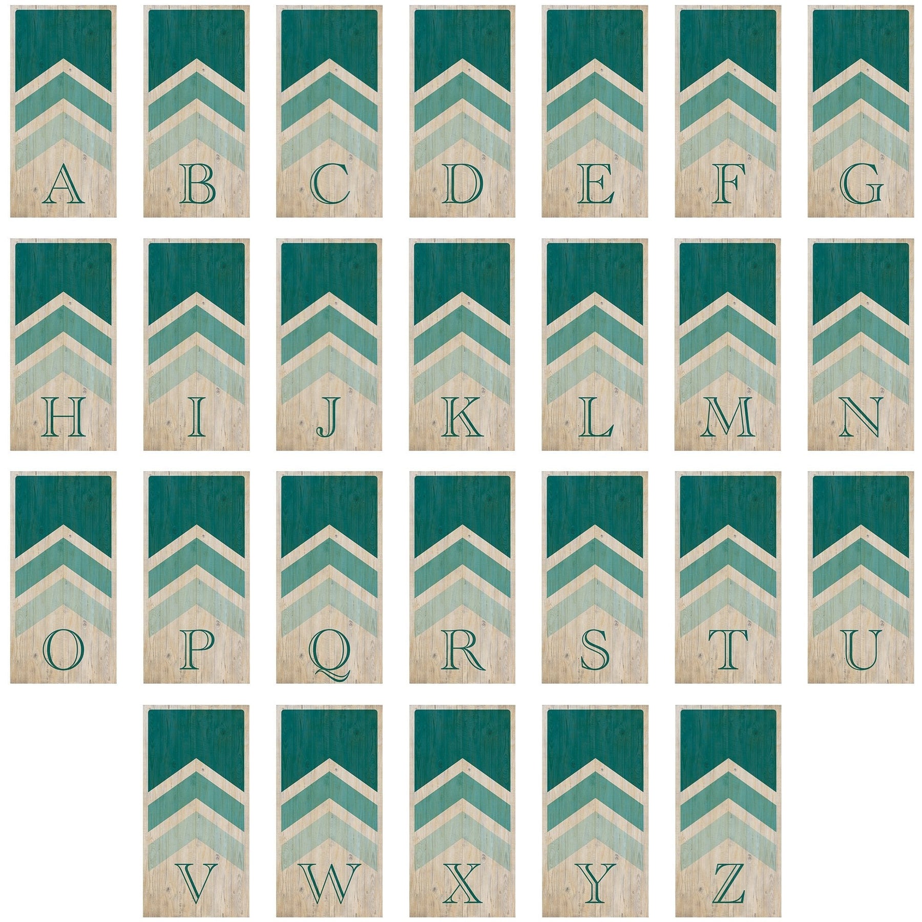 Wedding Arrows Cornhole Boards - Professional Tournament Series - Teal