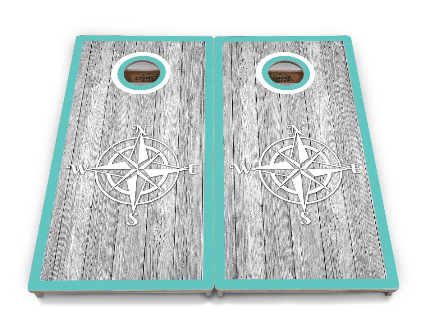 Anchor & Compass Cornhole Boards - Tournament Series