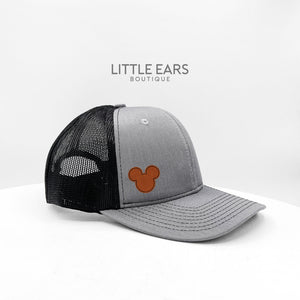 Corner Trucker Hat by Little Ears Boutique, Southern lifestyle apparel detail photo 2