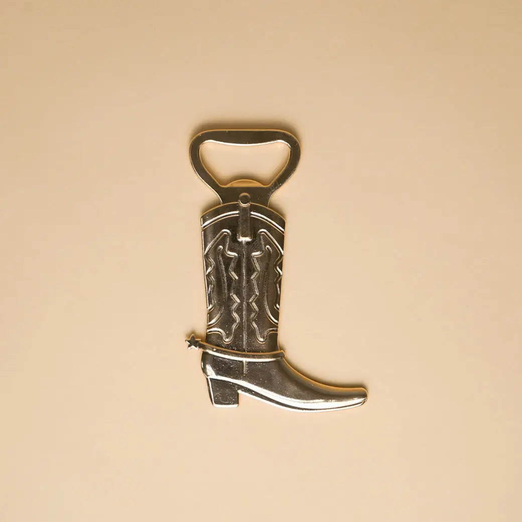 Cowboy boot bottle opener - gold by gold + ivy, accessories main product photo