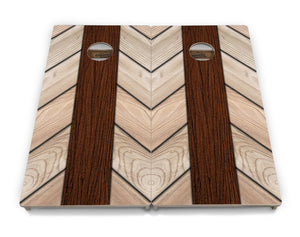 Cream Planks Cornhole Boards - Professional Tournament Series