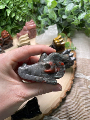 Crystal Dragon Head by Copper Ashes
