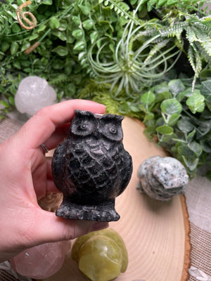 Crystal Owl detail view by Copper Ashes