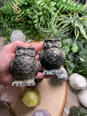 Crystal Owl detail view by Copper Ashes