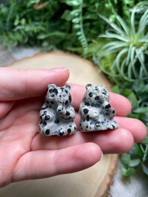 Crystal Panda Bear detail view by Copper Ashes