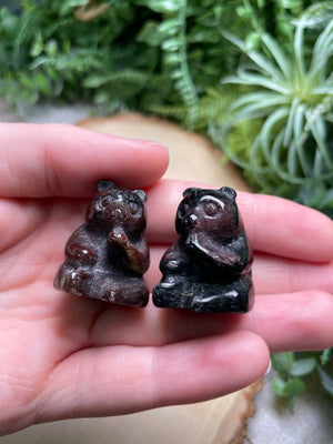 Crystal Panda Bear detail view by Copper Ashes