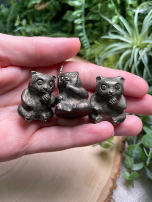 Crystal Panda Bear detail view by Copper Ashes