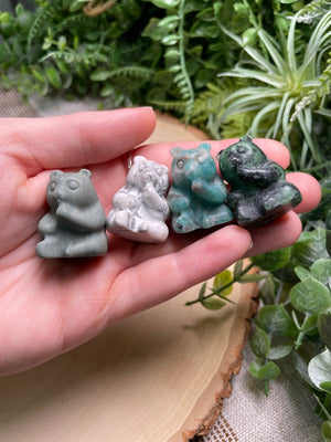 Crystal Panda Bear detail view by Copper Ashes