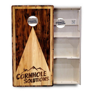 Wooden Triangle Cornhole Boards - Professional Tournament Series