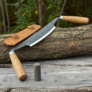 Curved Drawknife (Push/Pull), 14.5 cm (5.7 inches) by Sharky Forged Steel Tools
