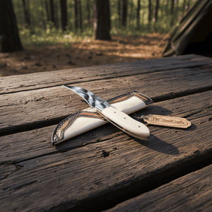 Custom Handmade Stainless Steel knife BM-0093 by JW SteelCrafts, Damascus knife detail photo 4