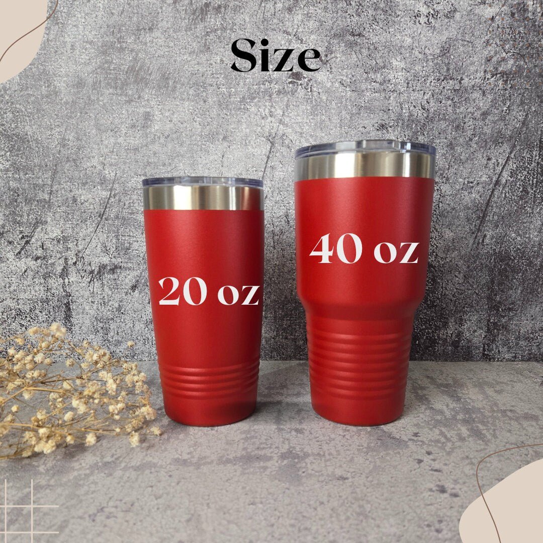 Custom Logo Tumbler detail view by EverLee Creations