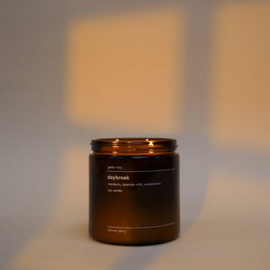Daybreak by gold + ivy, scented candle detail photo 6