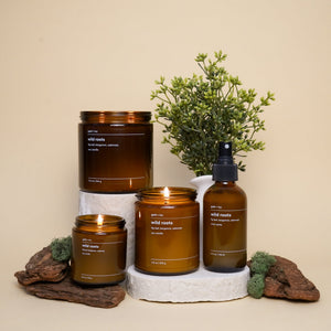 Wild roots room + linen spray by gold + ivy, room spray detail photo 3