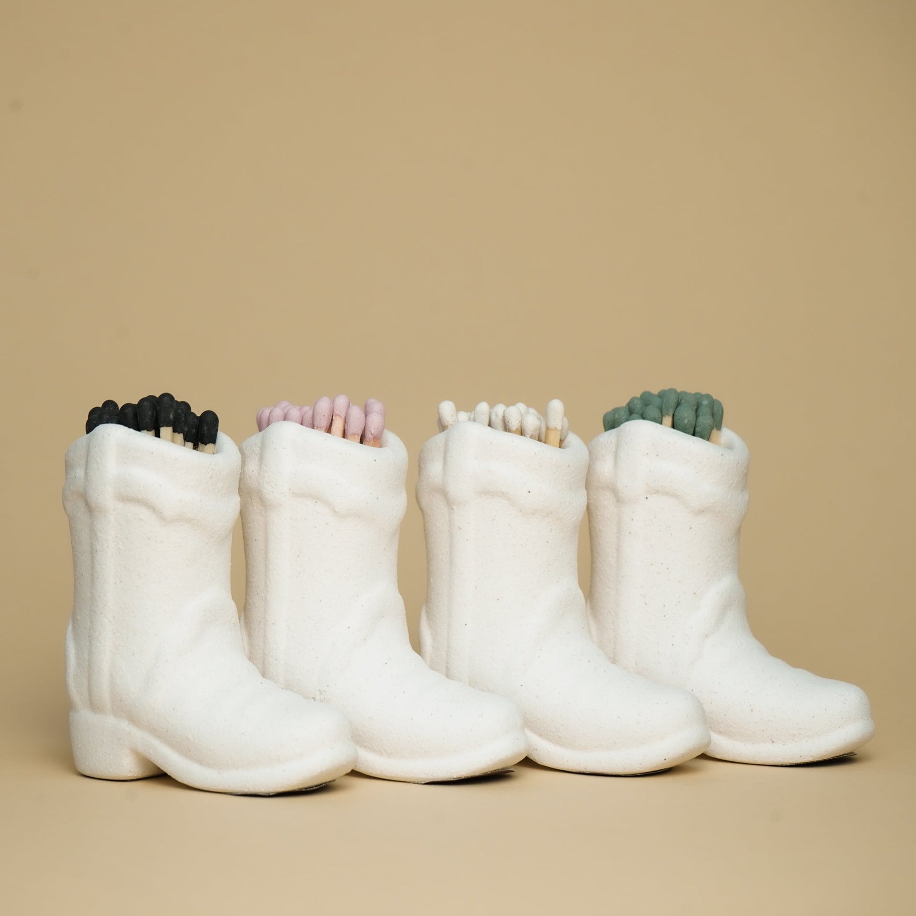 Cowboy boot match holder + striker by gold + ivy, Southern home decor detail photo 4